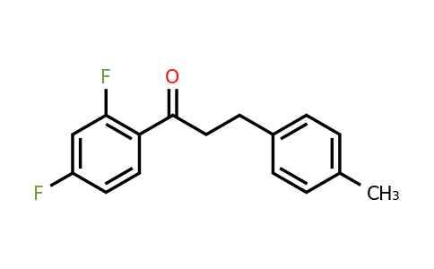 898769-34-1 | 1-(2,4-Difluorophenyl)-3-(4-methylphenyl)-1-propanone