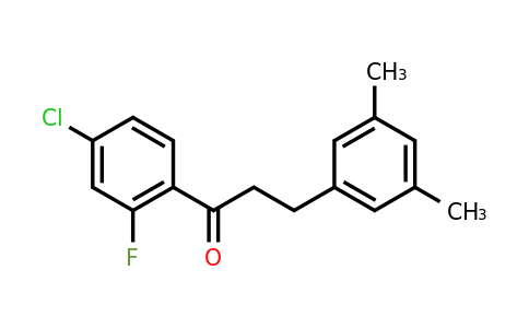 898780-96-6 | 1-(4-Chloro-2-fluorophenyl)-3-(3,5-dimethylphenyl)-1-propanone