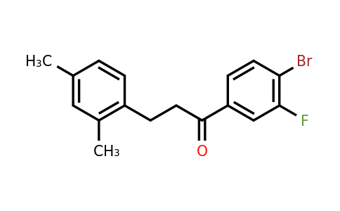 898794-20-2 | 1-(4-Bromo-3-fluorophenyl)-3-(2,4-dimethylphenyl)-1-propanone