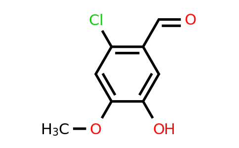 89938-55-6 | 2-Chloro-5-hydroxy-4-methoxybenzaldehyde