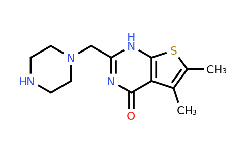 900640-87-1 | 5,6-Dimethyl-2-(piperazin-1-ylmethyl)-1H,4H-thieno[2,3-d]pyrimidin-4-one