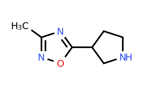 902836-46-8 | 3-Methyl-5-(pyrrolidin-3-yl)-1,2,4-oxadiazole