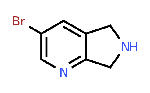 905273-36-1 | 3-Bromo-6,7-dihydro-5H-pyrrolo[3,4-b]pyridine