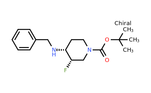 907572-24-1 | (3S,4R)-tert-Butyl 4-(benzylamino)-3-fluoropiperidine-1-carboxylate
