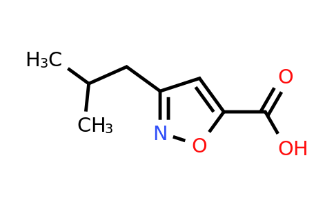 910321-93-6 | 3-Isobutylisoxazole-5-carboxylic acid