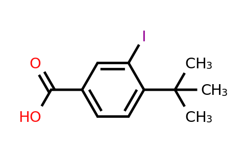 91131-72-5 | 4-(tert-Butyl)-3-iodobenzoic acid