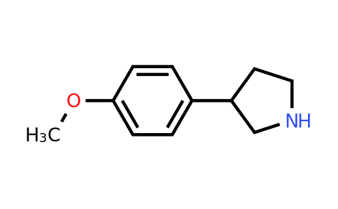 91246-26-3 | 3-(4-methoxyphenyl)pyrrolidine