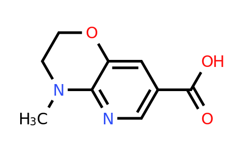 915707-58-3 | 4-Methyl-3,4-dihydro-2H-pyrido[3,2-b][1,4]oxazine-7-carboxylic acid