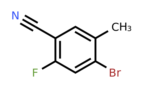 916792-13-7 | 4-Bromo-2-fluoro-5-metilbenzonitrilo