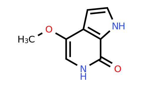 917918-80-0 | 4-methoxy-1H,6H,7H-pyrrolo[2,3-c]pyridin-7-one