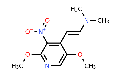 917918-82-2 | 2,5-Dimethoxy-4-[2-(dimethylamino)ethenyl]-3-nitropyridine