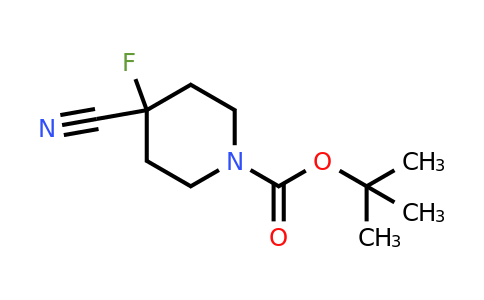 918431-93-3 | tert-butyl 4-cyano-4-fluoropiperidine-1-carboxylate