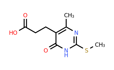 923106-66-5 | 3-[4-Methyl-2-(methylsulfanyl)-6-oxo-1,6-dihydropyrimidin-5-yl]propanoic acid