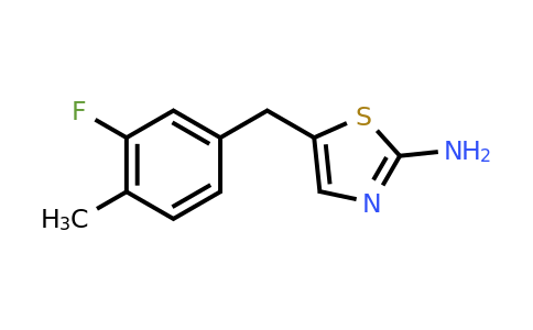 923133-90-8 | 5-[(3-Fluoro-4-methylphenyl)methyl]-1,3-thiazol-2-amine