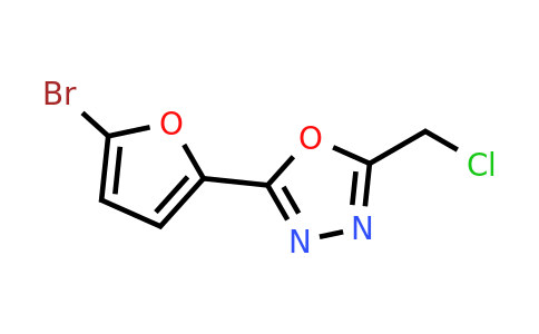 923234-34-8 | 2-(5-Bromofuran-2-yl)-5-(chloromethyl)-1,3,4-oxadiazole