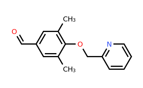 923239-55-8 | 3,5-Dimethyl-4-(pyridin-2-ylmethoxy)benzaldehyde