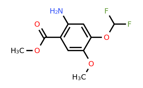 923683-37-8 | Methyl 2-amino-4-(difluoromethoxy)-5-methoxybenzoate