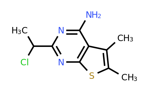 923721-47-5 | 2-(1-Chloroethyl)-5,6-dimethylthieno[2,3-d]pyrimidin-4-amine