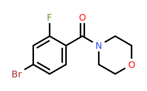 924642-61-5 | (4-Bromo-2-fluorofenil)(morfolino)metanona
