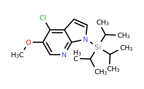 926004-73-1 | 4-Chloro-5-methoxy-1-(triisopropylsilyl)-1H-pyrrolo[2,3-b]pyridine