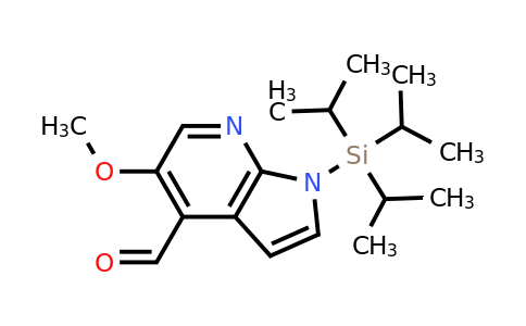 926004-76-4 | 1H-PYRROLO[2,3-B]PYRIDINE-4-CARBOXALDEHYDE, 5-METHOXY-1-[TRIS(1-METHYLETHYL)SILYL]-