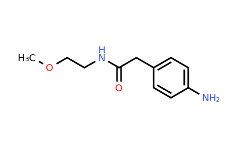926185-03-7 | 2-(4-Aminophenyl)-N-(2-methoxyethyl)acetamide