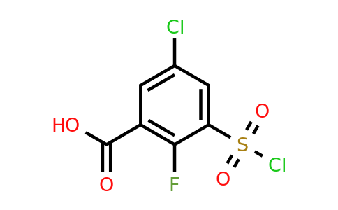 926219-28-5 | 5-Chloro-3-(chlorosulfonyl)-2-fluorobenzoic acid