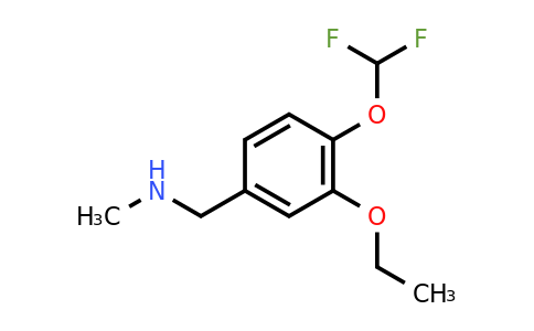 926254-32-2 | {[4-(difluoromethoxy)-3-ethoxyphenyl]methyl}(methyl)amine