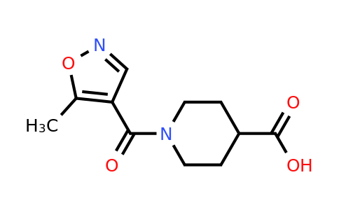 926261-98-5 | 1-(5-Methyl-1,2-oxazole-4-carbonyl)piperidine-4-carboxylic acid