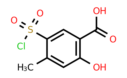 926270-90-8 | 5-(Chlorosulfonyl)-2-hydroxy-4-methylbenzoic acid