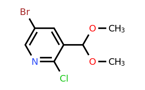 928653-74-1 | 5-Bromo-2-chloro-3-dimethoxymethyl-pyridine