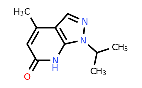 929975-11-1 | 4-Methyl-1-(propan-2-yl)-1H,6H,7H-pyrazolo[3,4-b]pyridin-6-one