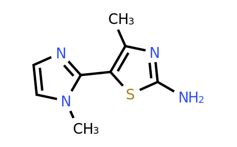 929975-79-1 | 4-Methyl-5-(1-methyl-1H-imidazol-2-yl)-1,3-thiazol-2-amine