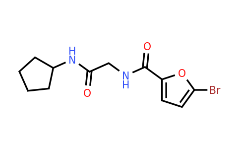 932869-10-8 | 5-Bromo-N-(2-(cyclopentylamino)-2-oxoethyl)furan-2-carboxamide