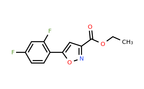 934188-80-4 | Ethyl 5-(2,4-difluorophenyl)-1,2-oxazole-3-carboxylate