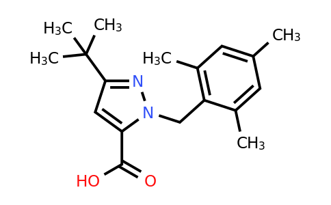 937-05-3 | 3-(TERT-BUTYL)-1-(MESITYLMETHYL)-1H-PYRAZOLE-5-CARBOXYLIC ACID