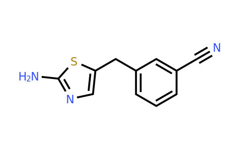 937628-94-9 | 3-[(2-Amino-1,3-thiazol-5-yl)methyl]benzonitrile
