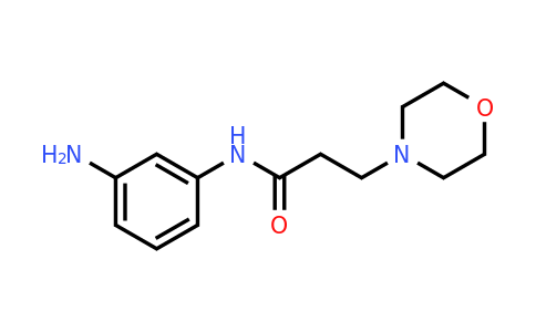 937630-96-1 | N-(3-Aminophenyl)-3-morpholino-propanamide