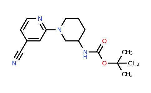 939986-28-4 | tert-butyl N-[1-(4-cyano-2-pyridyl)-3-piperidyl]carbamate