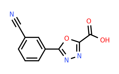 944898-21-9 | 5-(3-Cyanophenyl)-1,3,4-oxadiazole-2-carboxylic acid