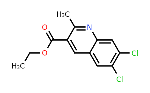 948294-33-5 | 6,7-Dichloro-2-methylquinoline-3-carboxylic acid ethyl ester