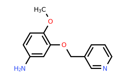 953721-19-2 | 4-Methoxy-3-(pyridin-3-ylmethoxy)aniline