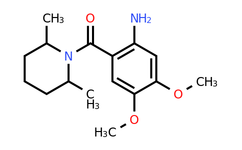 953892-79-0 | 2-(2,6-Dimethylpiperidine-1-carbonyl)-4,5-dimethoxyaniline