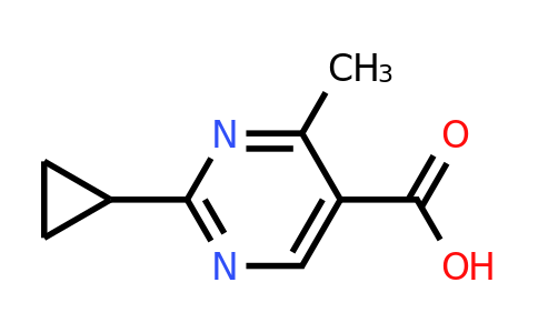 954233-05-7 | 2-Cyclopropyl-4-methylpyrimidine-5-carboxylic acid