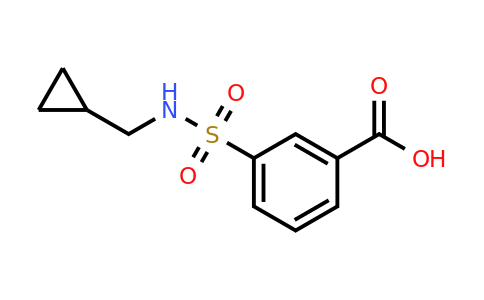 954579-38-5 | Ácido 3-[(ciclopropilmetil)sulfamoil]benzoico