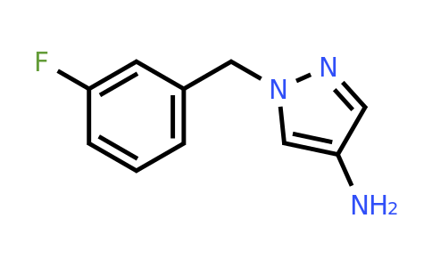 956395-22-5 | 1-[(3-Fluorophenyl)methyl]-1H-pyrazol-4-amine