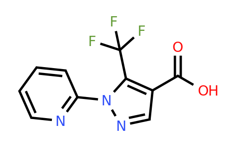 98534-86-2 | 1-(Pyridin-2-yl)-5-(trifluoromethyl)-1H-pyrazole-4-carboxylic acid