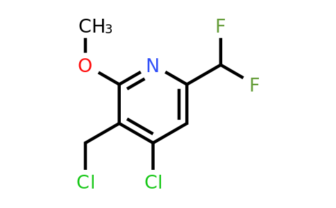 1804664-18-3 | 4-Chloro-3-(chloromethyl)-6-(difluoromethyl)-2-methoxypyridine