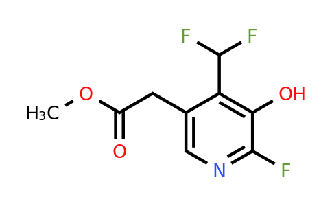 1804703-43-2 | Methyl 4-(difluoromethyl)-2-fluoro-3-hydroxypyridine-5-acetate