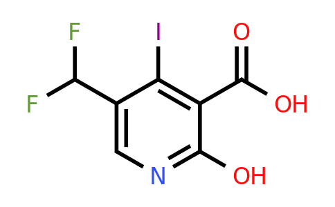 1805453-61-5 | 5-(Difluoromethyl)-2-hydroxy-4-iodopyridine-3-carboxylic acid